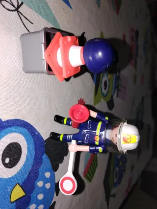 Playmobil Coche Bomberos y Figura