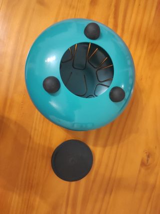 Tambor de lengüeta + varillas radiestesicas