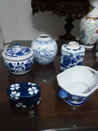 Tibores y cajas decorativas estilo asiático