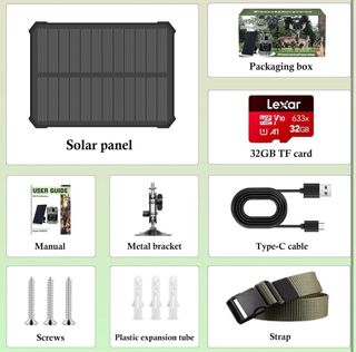 Cámara de fototrampeo solar NUEVA