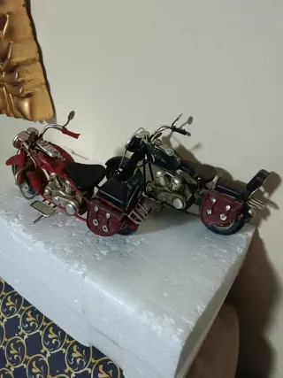 Pack 2 Motos Decoración Hechas a Mano