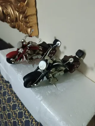 Pack 2 Motos Decoración Hechas a Mano