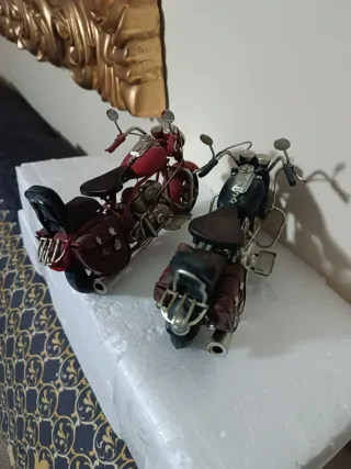 Pack 2 Motos Decoración Hechas a Mano