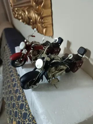 Pack 2 Motos Decoración Hechas a Mano