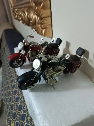 Pack 2 Motos Decoración Hechas a Mano