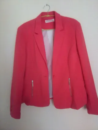 Chaqueta roja mujer