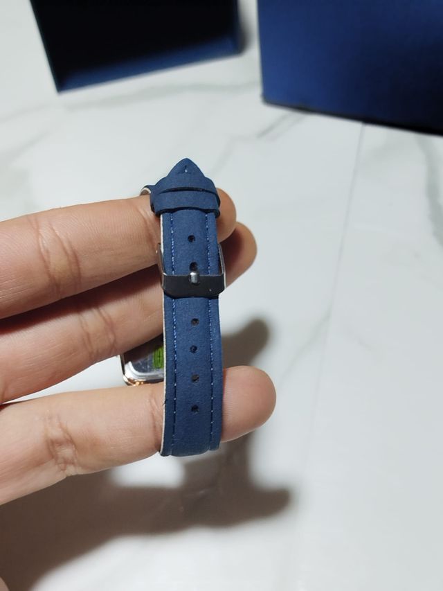 Reloj Mujer estilo Tank – 25mm Azul 5€