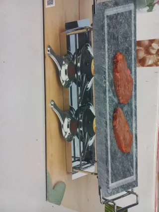 Piedra de asar con soporte