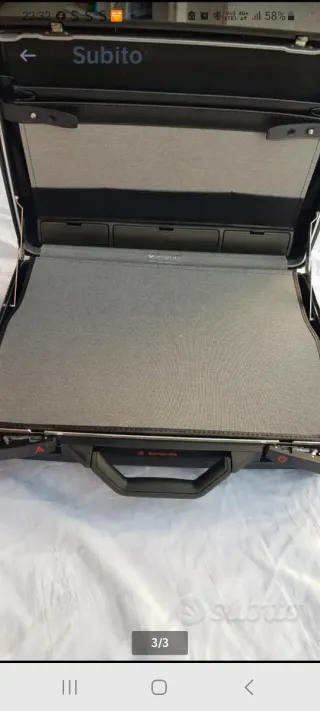 Valigetta rigida Samsonite nera