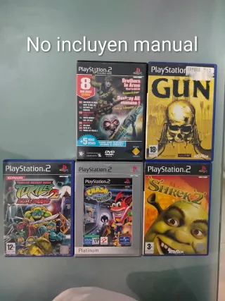 Consegna di giochi PS2 (alcuni con manuali)
