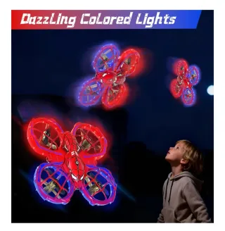 Mini Drone Spiderman con Mando y Baterías