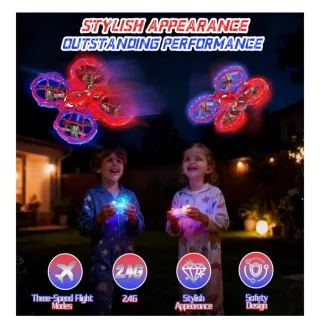 Mini Drone Spiderman con Mando y Baterías