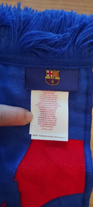 Bufanda FC Barcelona vs Real Madrid El Clásico