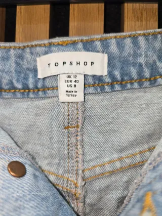 Falda larga vaquera azul