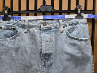 Falda larga vaquera azul