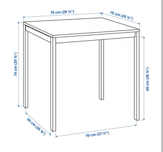 Mesa blanca Ikea