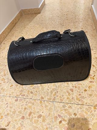 Transportín BPS perro gato negro