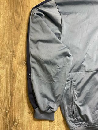Chaqueta Nike Track Jacket Gris Claro Azul Marino