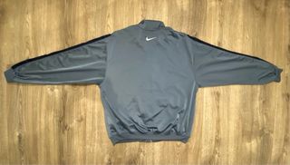 Chaqueta Nike Track Jacket Gris Claro Azul Marino