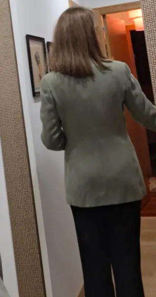 Giacca verde oliva da donna