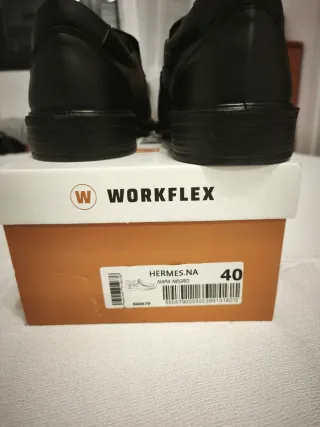 Zapatos Workflex Talla 40, ideales para trabajo