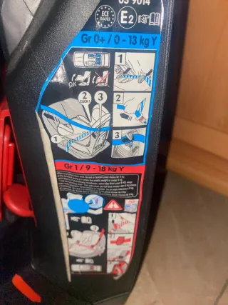 Silla coche Bebeconfort 0-18 kg