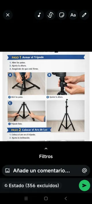 Espejo de Luz LED NEEWER con Trípode