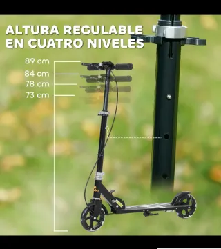 Patinete infantil con luces