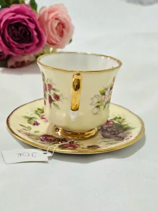 Servicio té o café porcelana inglesa Elizabethan