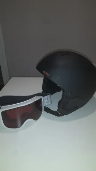 Casco esquí/snowboard + gafas
