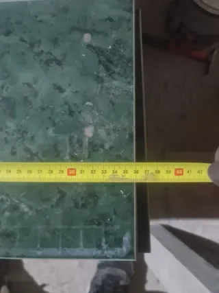 Lote de azulejos verdes y blancos