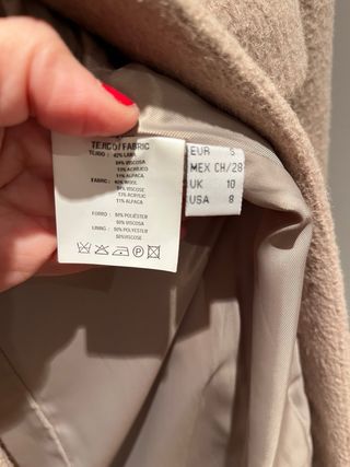 Conjunto elegante beige y negro