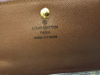 Portafoglio Louis Vuitton Marrone