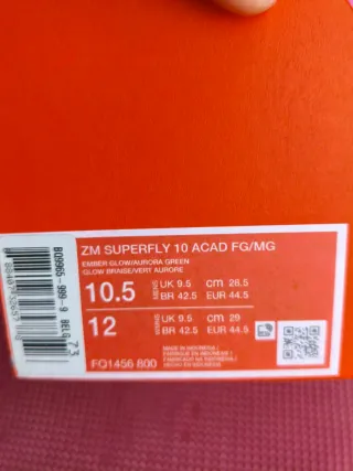 Botas de fútbol Nike Talla 44.5