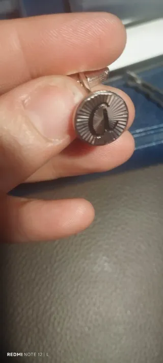 Gemelos y alfiler corbata letra A