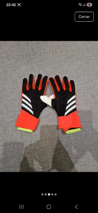Guantes Portero Adidas Predator Elite talla 9.5