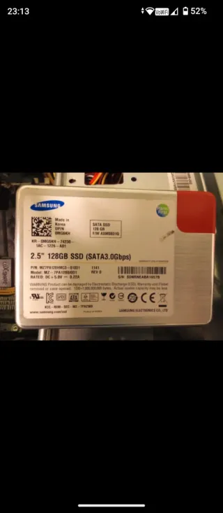 Samsung SSD 128GB SATA 2.5