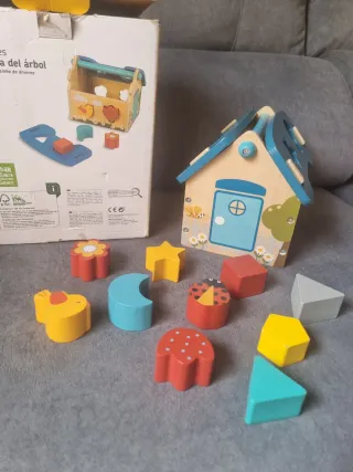 Casita del Árbol Encajables Juguete Madera