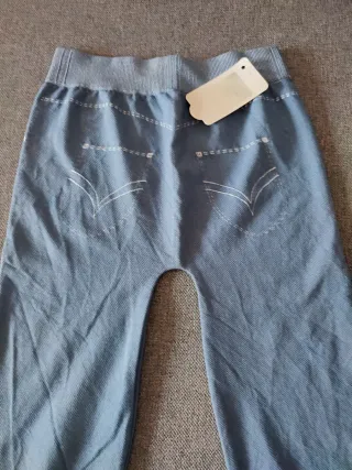 Leggings Pompea Talla Única Azul