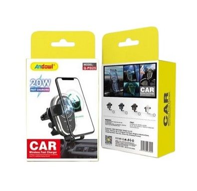 Soporte de móvil para coche con carga inalámbrica