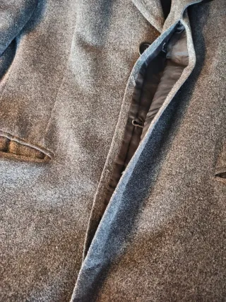 Cappotto uomo grigio usato poche volte