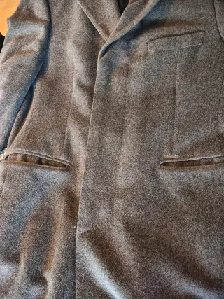 Cappotto uomo grigio usato poche volte