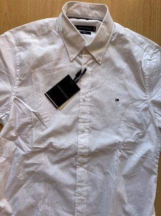 Camisa Tommy Hilfiger Blanca Slim Fit