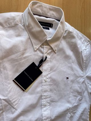 Camisa Tommy Hilfiger Blanca Slim Fit