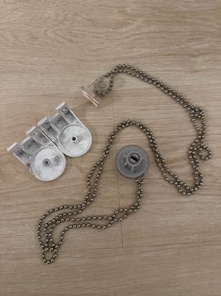 Estor enrollable gris opaco