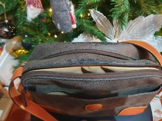 Borsa a tracolla Bric's marrone e cuoio