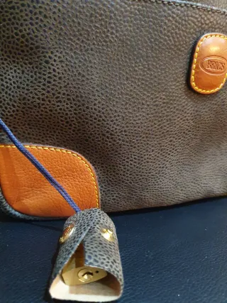 Borsa a tracolla Bric's marrone e cuoio