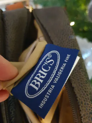 Borsa a tracolla Bric's marrone e cuoio