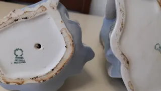 Figuras porcelana mujer (2 unidades)