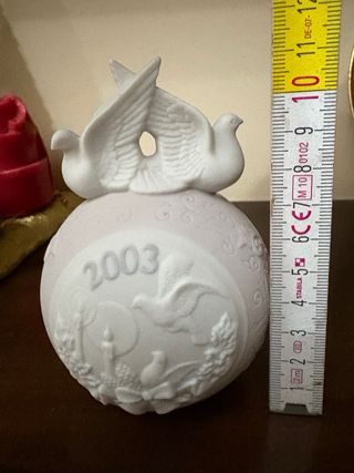 Palla Natale 2003 Porcellana Colomba